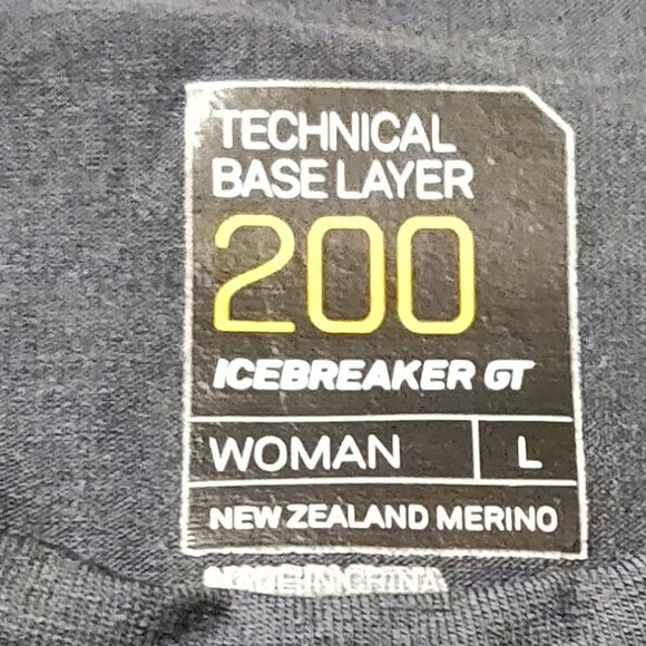 Icebreaker Long Sleeve Tee - Dark Gray - Picture 5 of 5